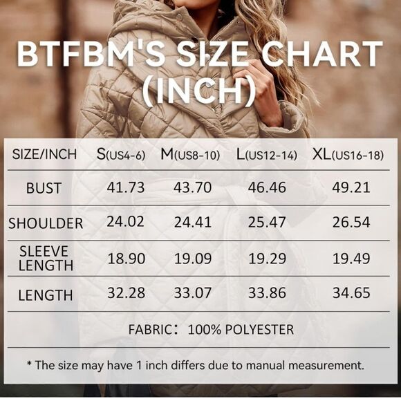 BTFBM NWT Hooded, Quilted, Puffer Coat, Silvery Blue - Picture 10 of 10